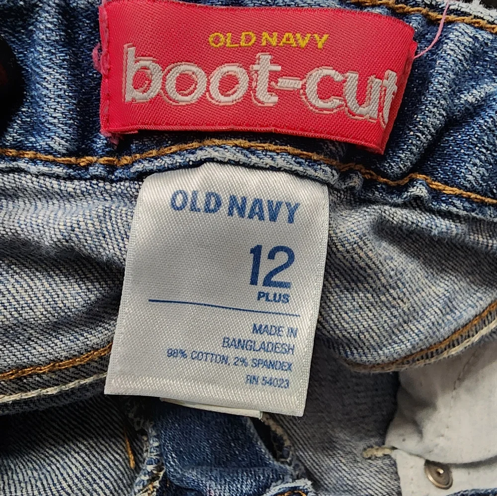 Old Navy Jeans Size 12 Plus‎ Girl's Bootcut Denim Casual B963